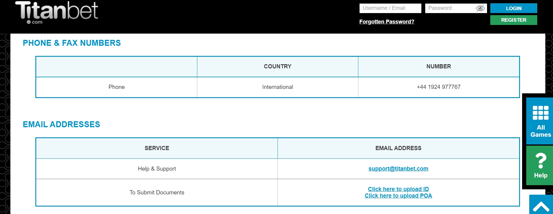 Служба техподдержки клиентов и контактная информация